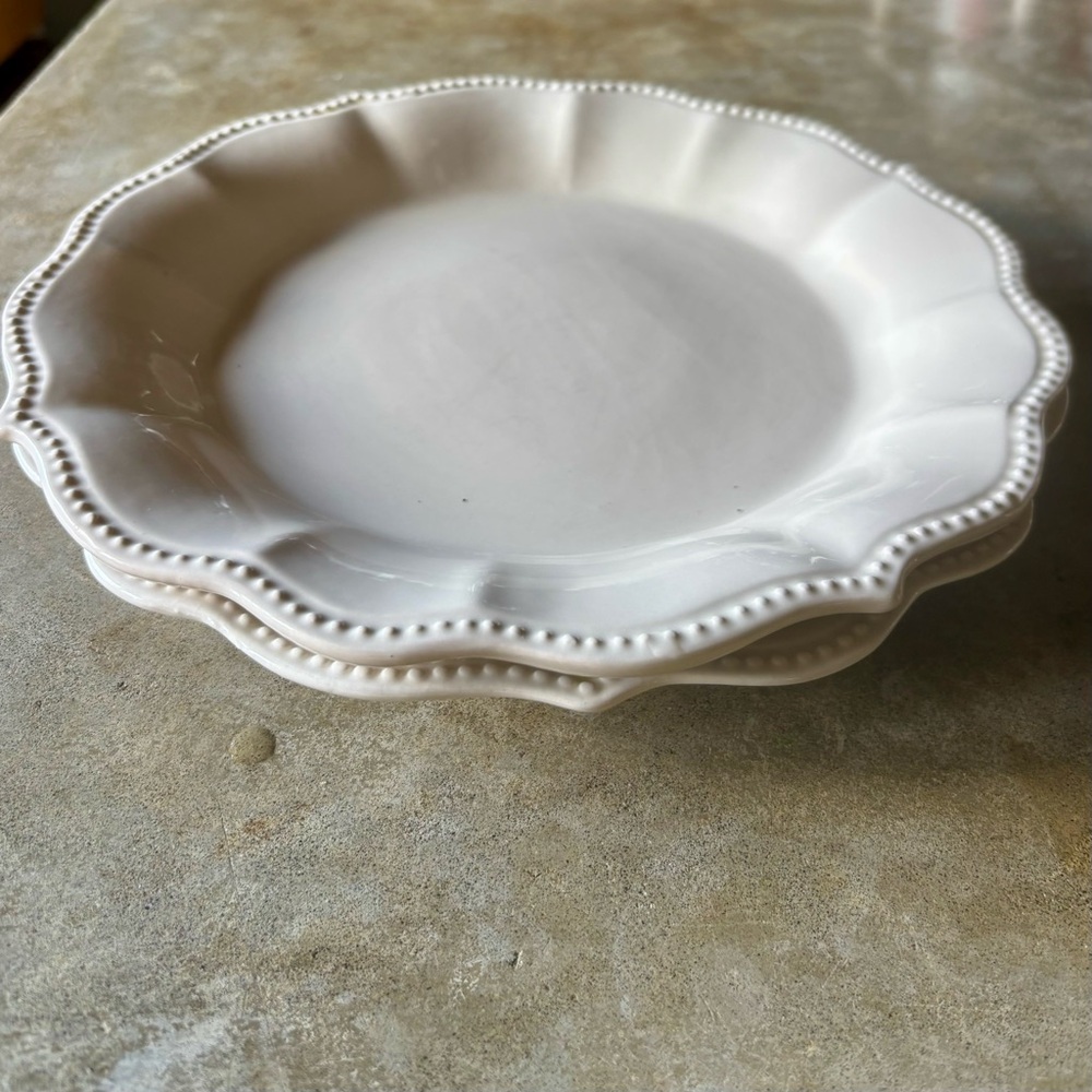Linen White Pioneer Woman 2pc Dinner Plate Replacement